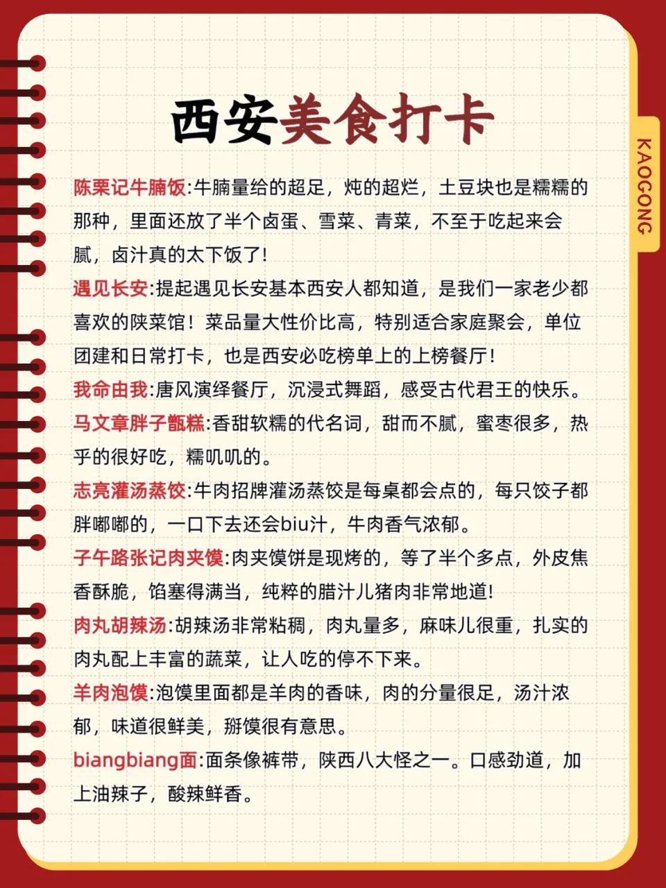 西安三日游 连吃带玩超全攻略指南(图4)